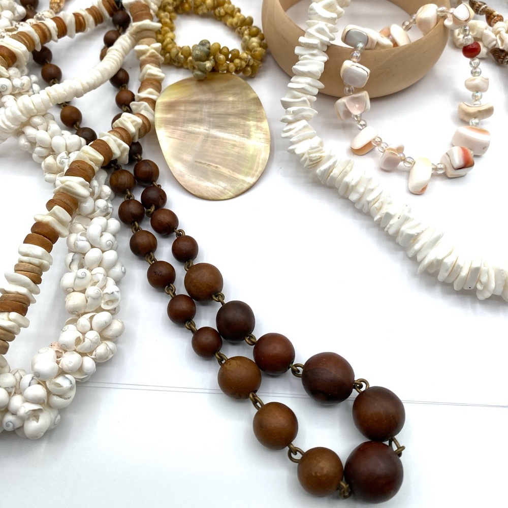 Bohemian Beach Shell Mermaidcore Jewelry Lot Bundle - Picture 4 of 6